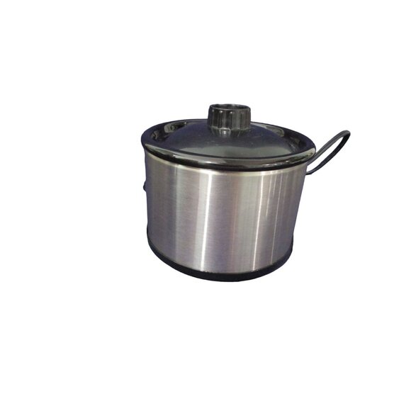 Crock-Pot Little Dipper Stainless Steel Mini Slow Cooker GUC - Picture 2 of 11